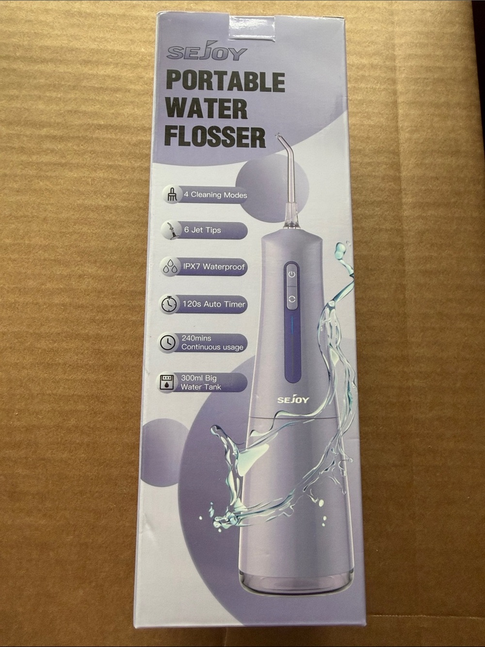 Sejoy Portable Water Flosser - Lavender